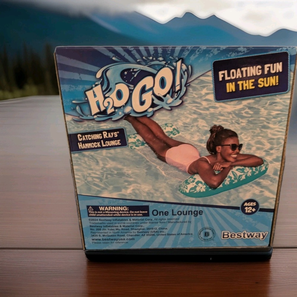 H2O GO Catching Rays Hammock Lounge Pool Float New in‎ Box - Picture 2 of 2